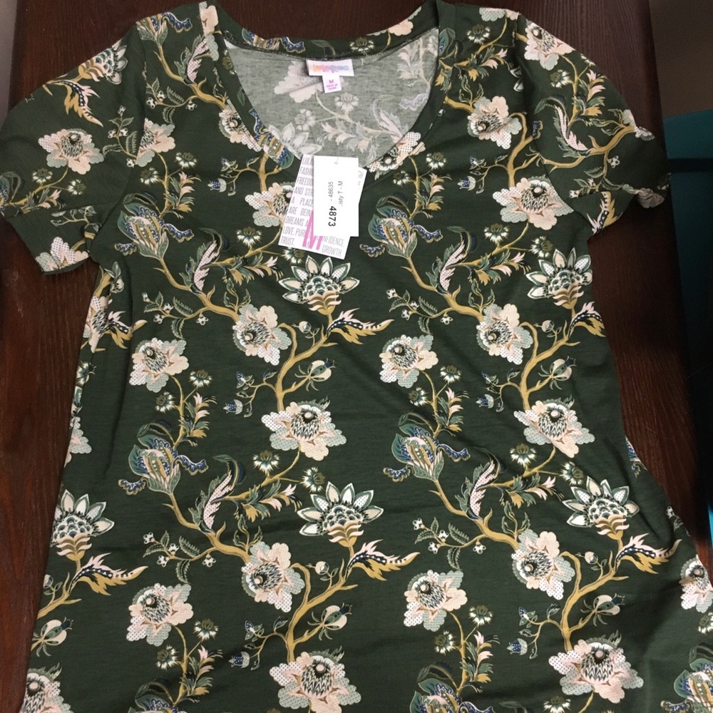 Green Floral Christy